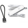 Нож-брелок Victorinox Classic SD 0.6223.7G, белый