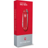 Нож-брелок Victorinox Classic SD Alox Colors, красный (0.6221.201G)