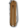 Нож-брелок Victorinox Classic SD Colors, коричневый (0.6223.T55G)