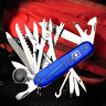 Нож Victorinox Swiss Champ 1.6795.T2 Blue Trans