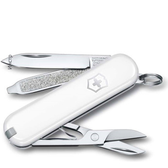 Нож-брелок Victorinox Classic SD 0.6223.7G, белый
